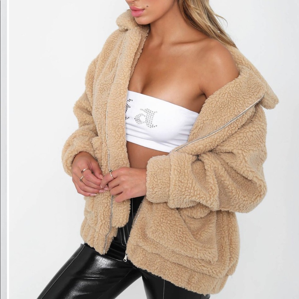 Fur coat jacket